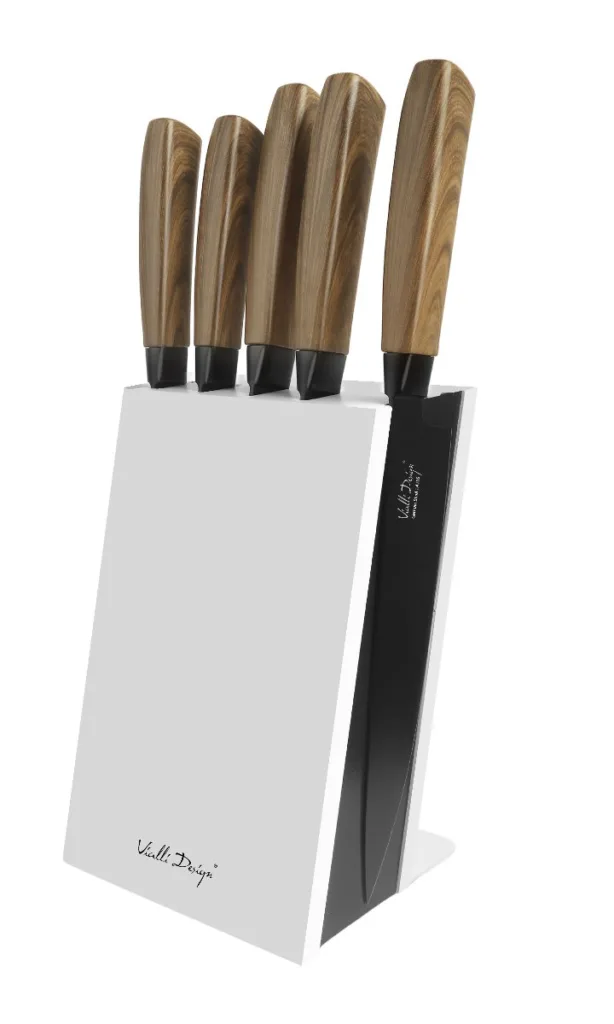 Vialli Design Zestaw noży w białym bloku 5 szt Soho 27992 27992 + 27992